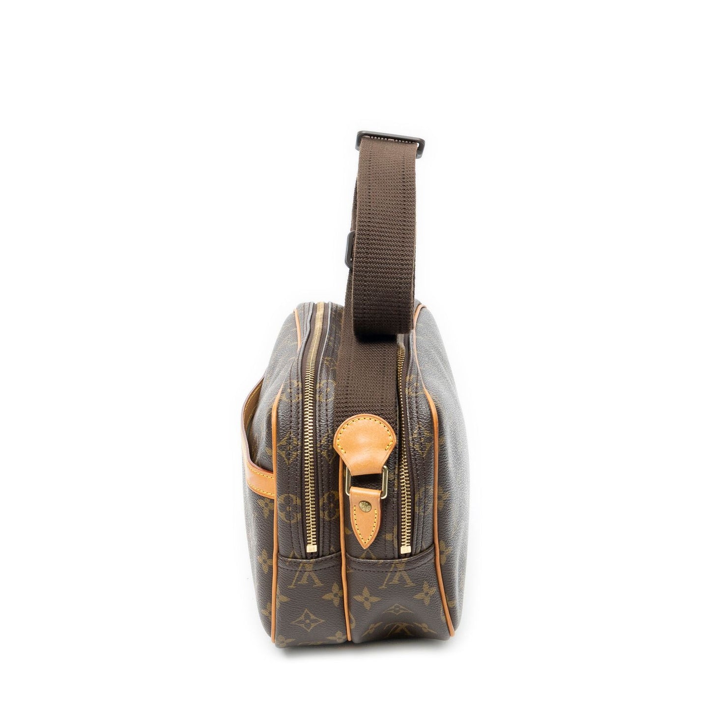 Louis Vuitton Brown Monogram Canvas Shoulder — view 3