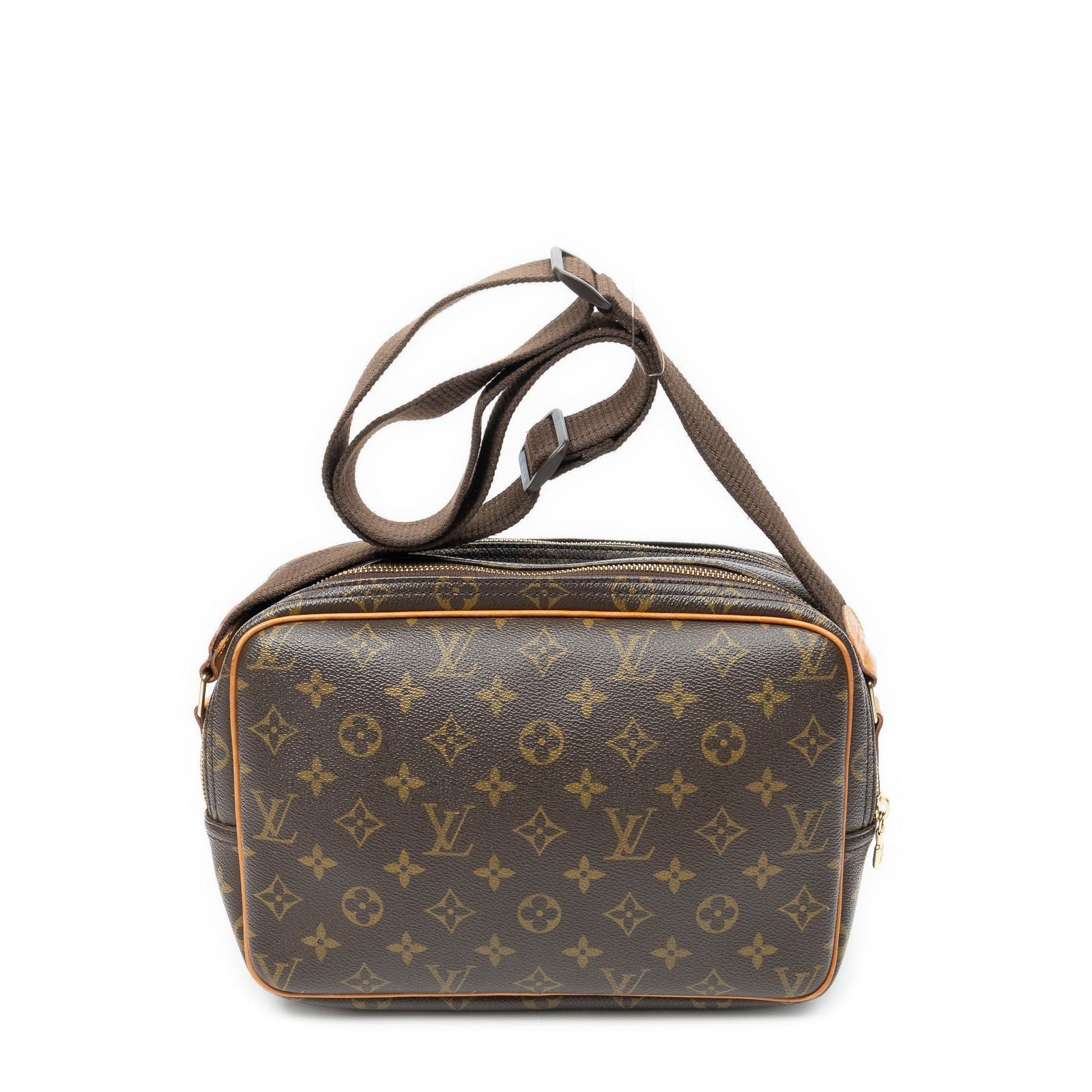 Louis Vuitton Brown Monogram Canvas Shoulder — view 5