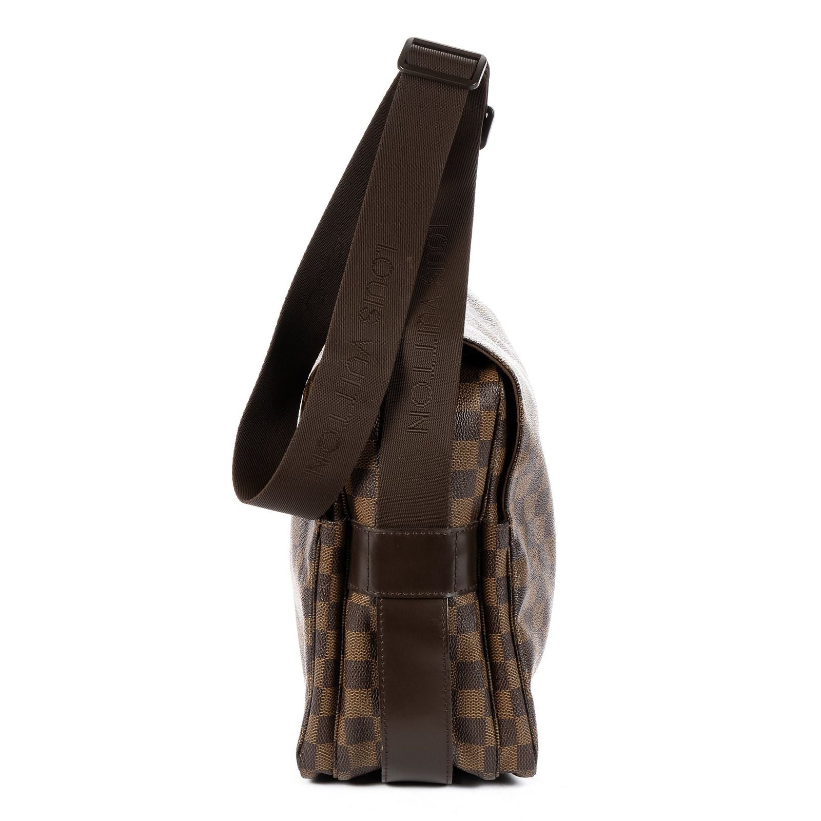Louis Vuitton Naviglio Brown Damier Ebene Shoulder — view 3