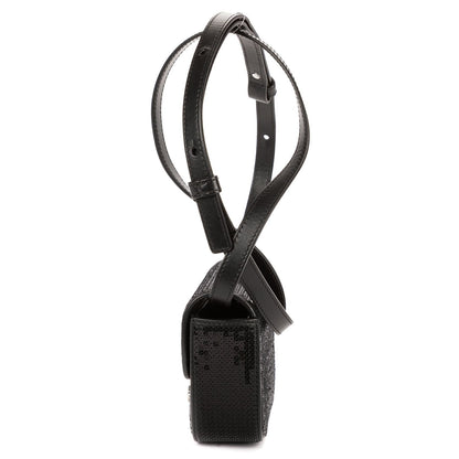 Celine Mini Claude Black Matelasse Calfskin Shoulder — view 3