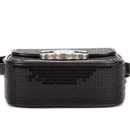 Celine Mini Claude Black Matelasse Calfskin Shoulder — view 6