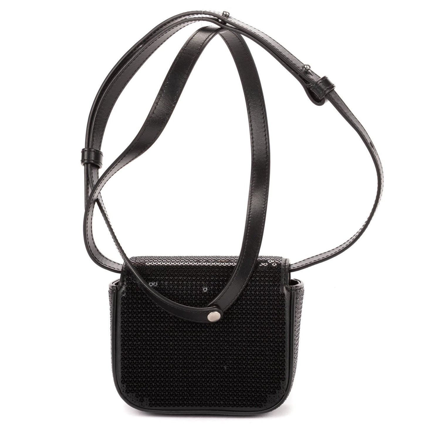 Celine Mini Claude Black Matelasse Calfskin Shoulder — view 5