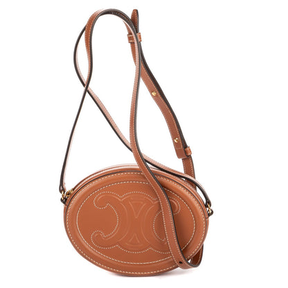Celine Oval Crossbody Tansmooth Calfskin Leather
