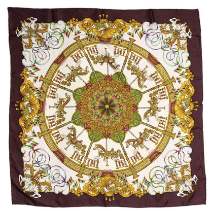 Hermes Scarf White 100% Jacquardsilk — view 2