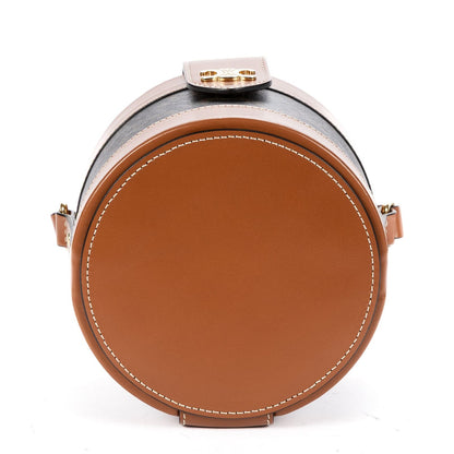 Celine Small Tambour Crossbody Darkbrown Tantriomphe Canvas — view 6