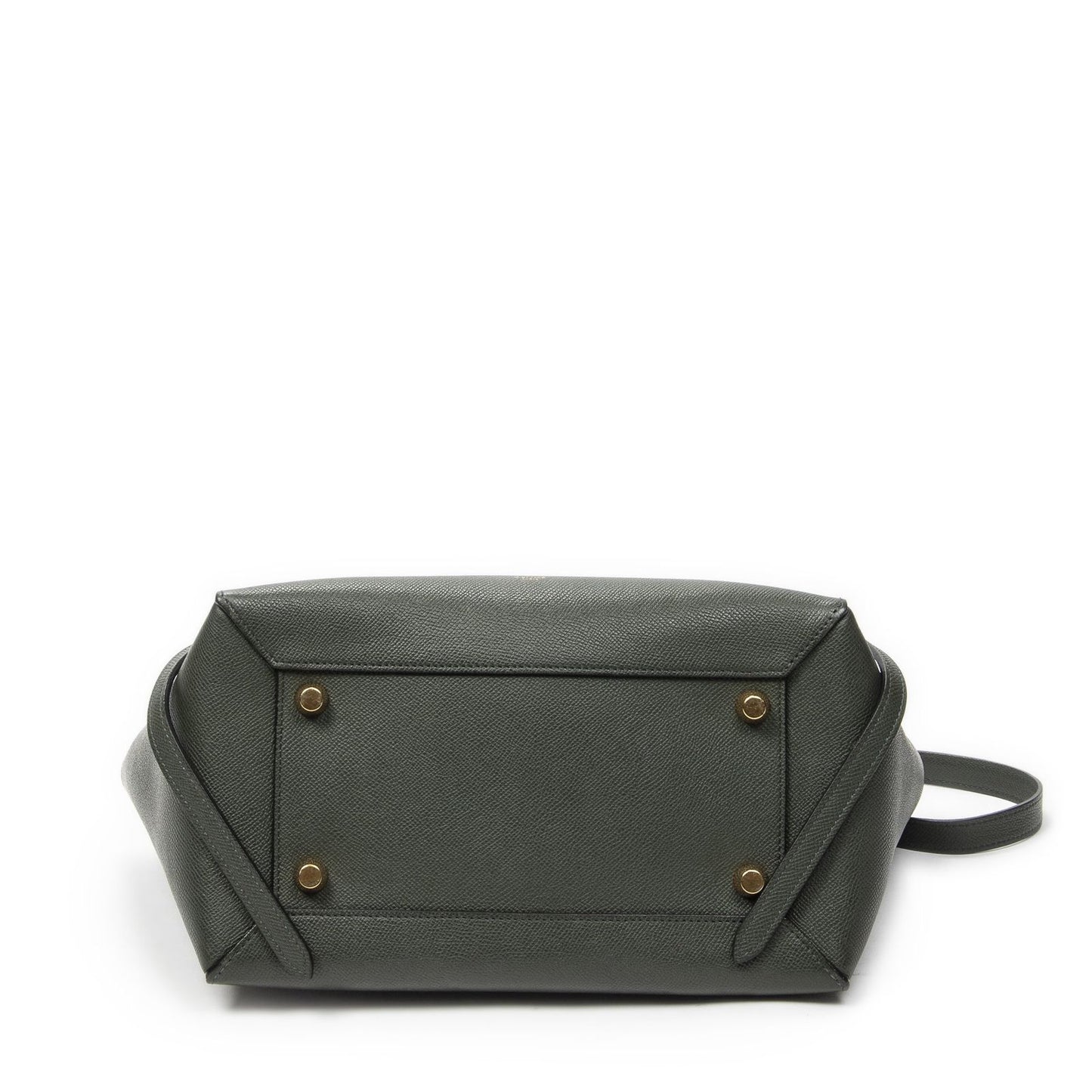 Celine Minibelt Darkgreen Grain Calf Leather Handbag — view 6