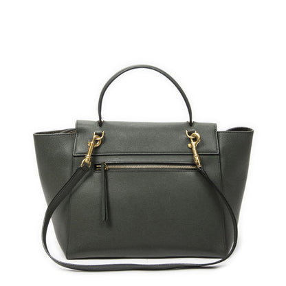 Celine Minibelt Darkgreen Grain Calf Leather Handbag — view 5