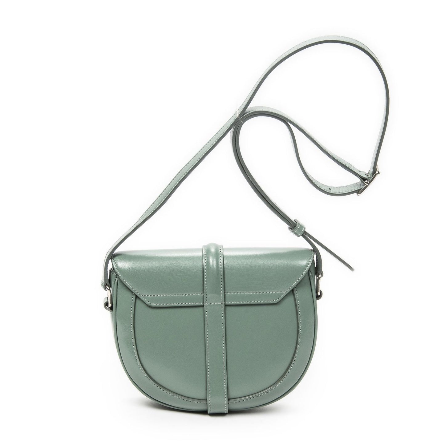 Celine Small Besace 16 Crossbody Lightgreen Smooth Calfskin — view 5