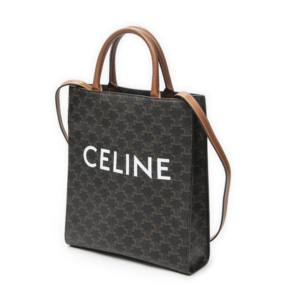 Celine Small Hippopotamus Tote Black Tantriomphe Canvas — view 2