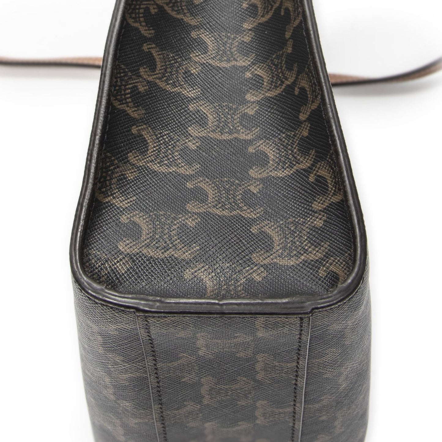 Celine Small Hippopotamus Tote Black Tantriomphe Canvas — view 7