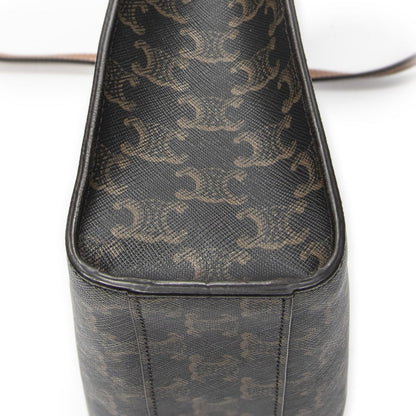 Celine Small Hippopotamus Tote Black Tantriomphe Canvas — view 7