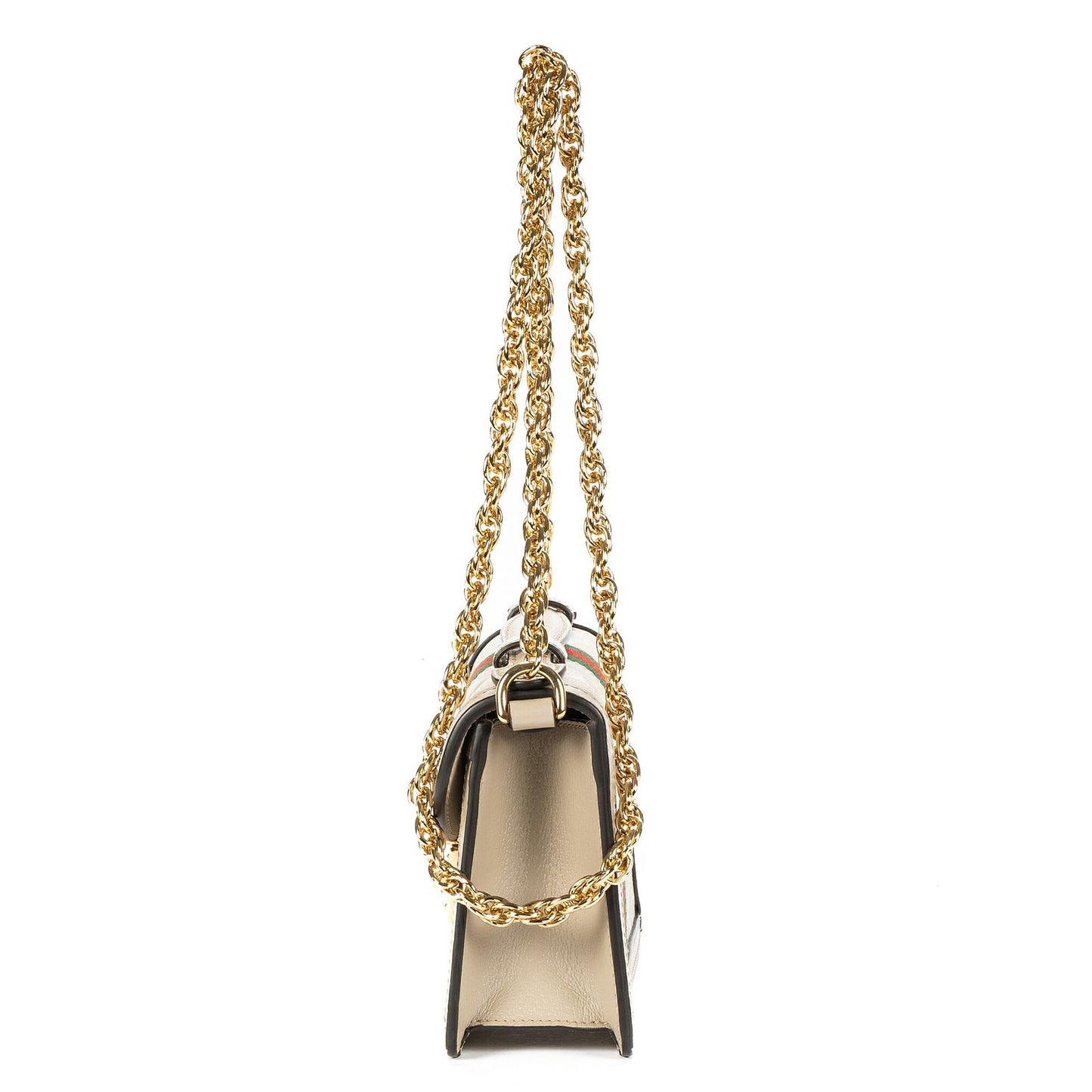 Gucci Mini Web Ophidia Cross Bodyivory White Supreme Canvas Crossbody — view 3