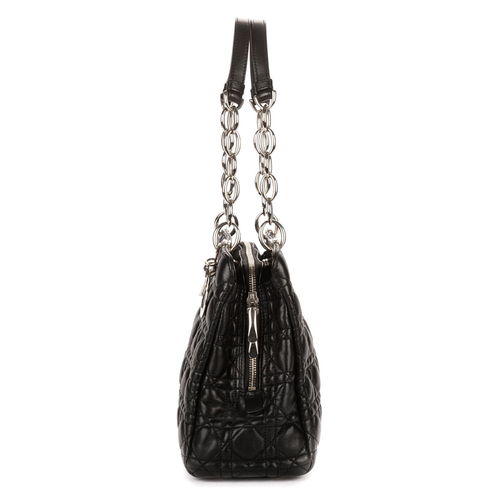 Dior tote Black Lambskin Leather — view 3