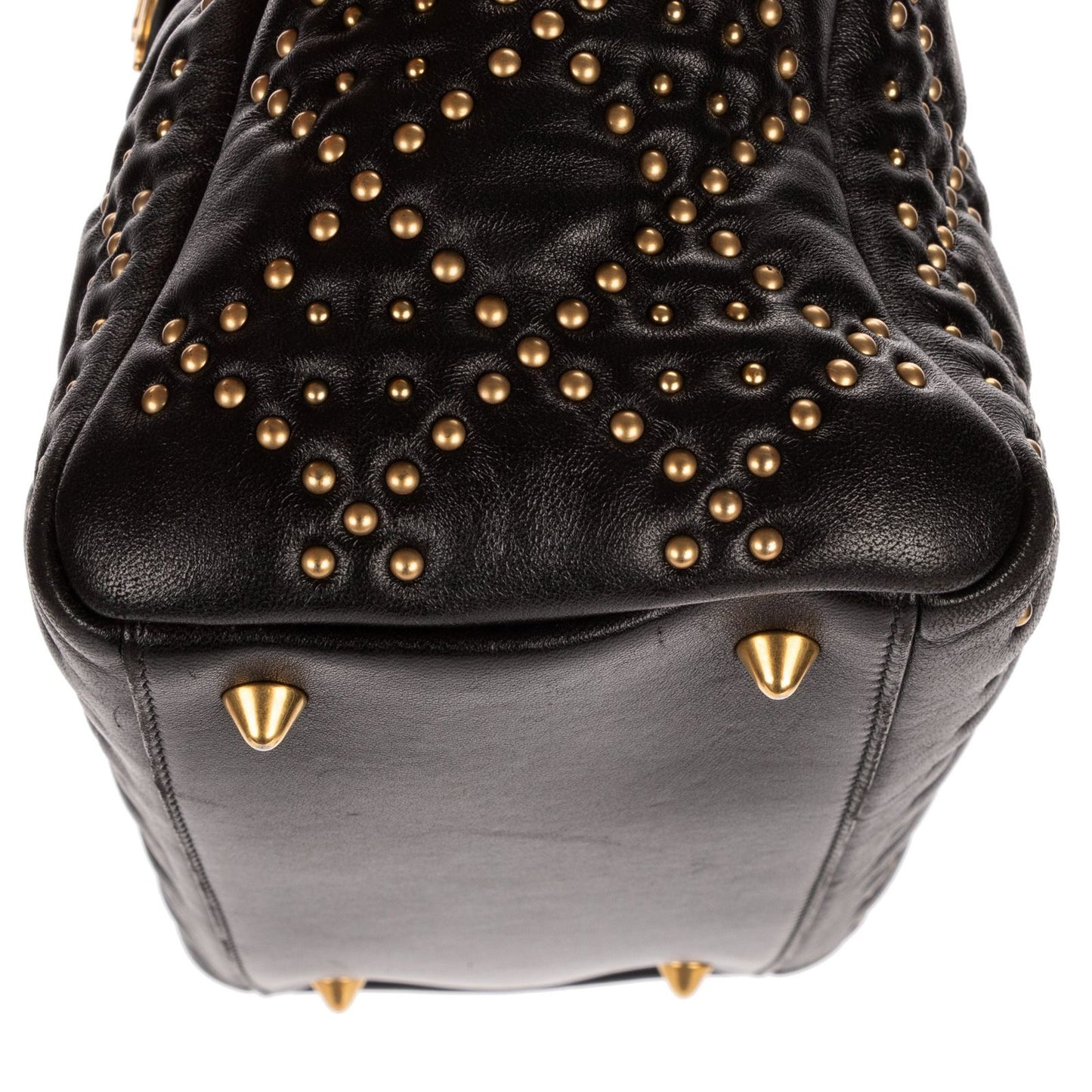Dior lady Black Lambskin Leather Handbag — view 7