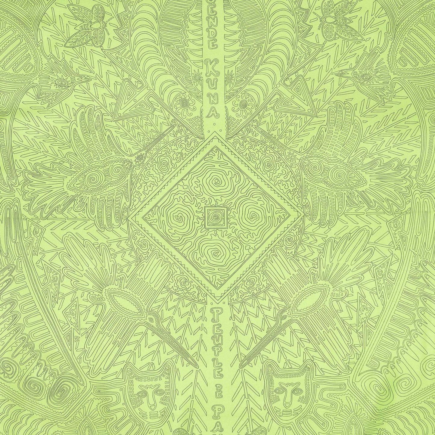 Hermes Scarf Green Silk — view 3