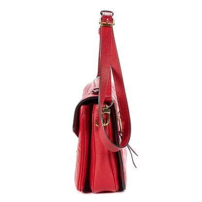 Louis Vuitton Pochette Metis Red Monogram Leather Handbag — view 3