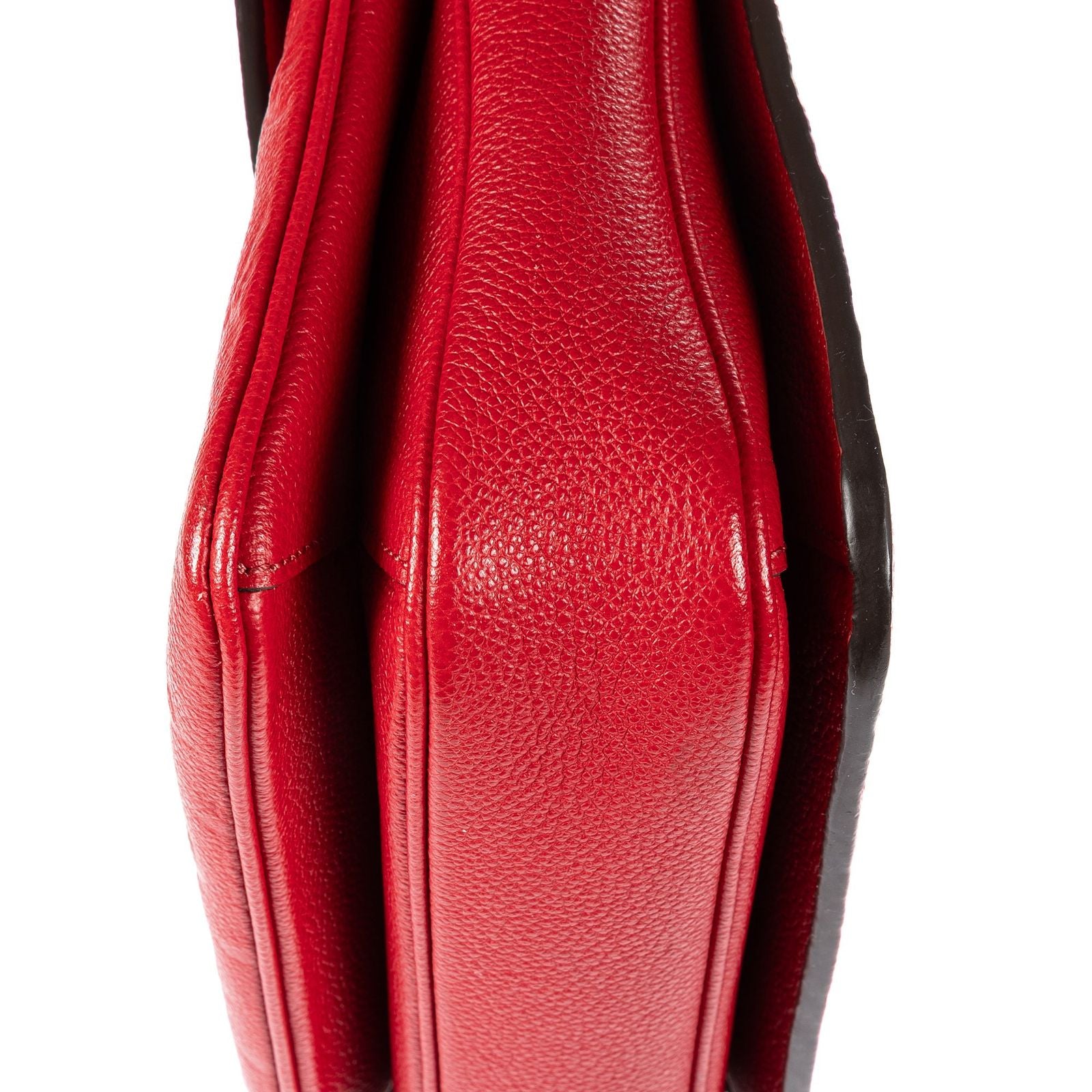 Louis Vuitton Pochette Metis Red Monogram Leather Handbag — view 8