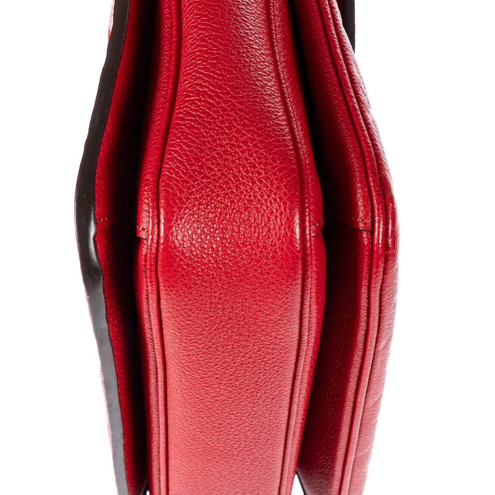 Louis Vuitton Pochette Metis Red Monogram Leather Handbag — view 7