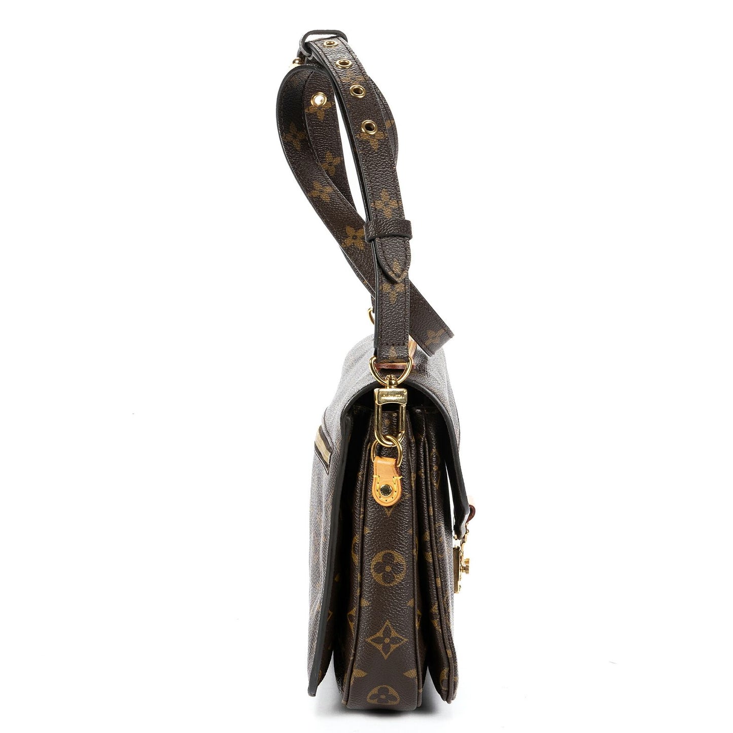 Louis Vuitton Pochette Metis Brown Monogram Canvas Handbag — view 4