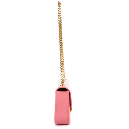 Celine Pink Smooth Calfskin Shoulder — view 4