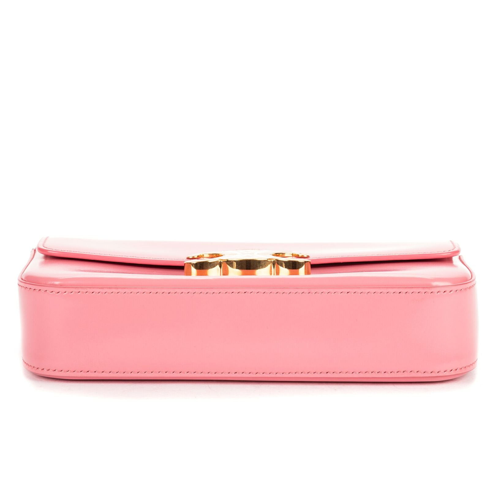 Celine Pink Smooth Calfskin Shoulder — view 6