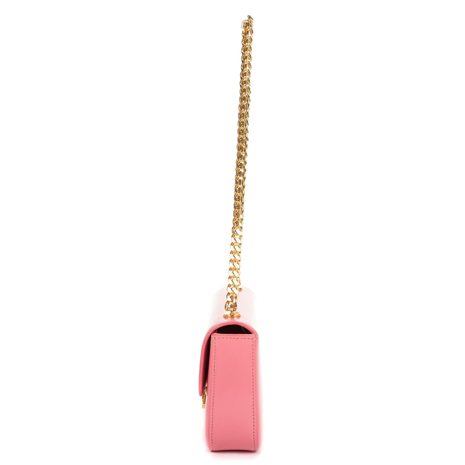 Celine Pink Smooth Calfskin Shoulder — view 3