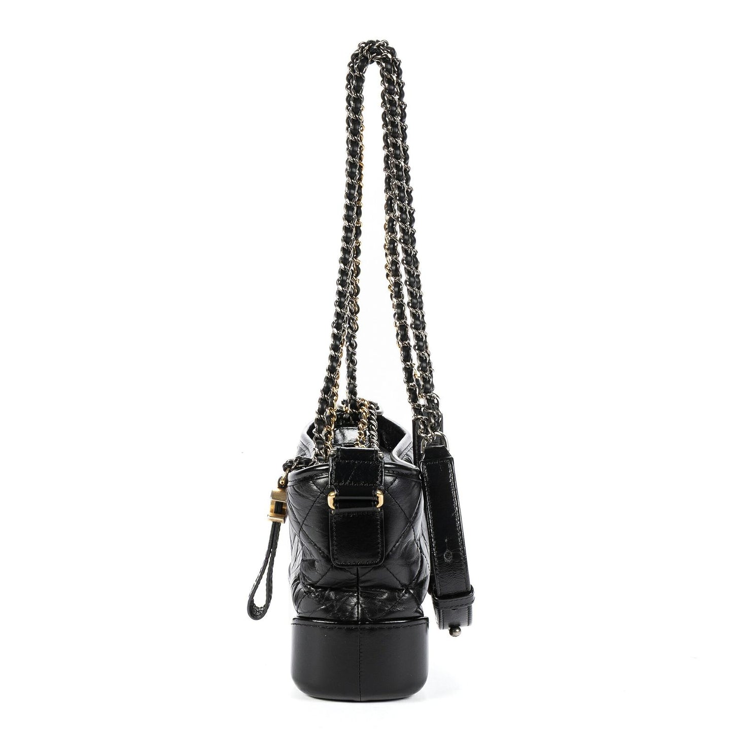Chanel Gabrielle Hobo Black Quilted Lambskin Leather — view 3