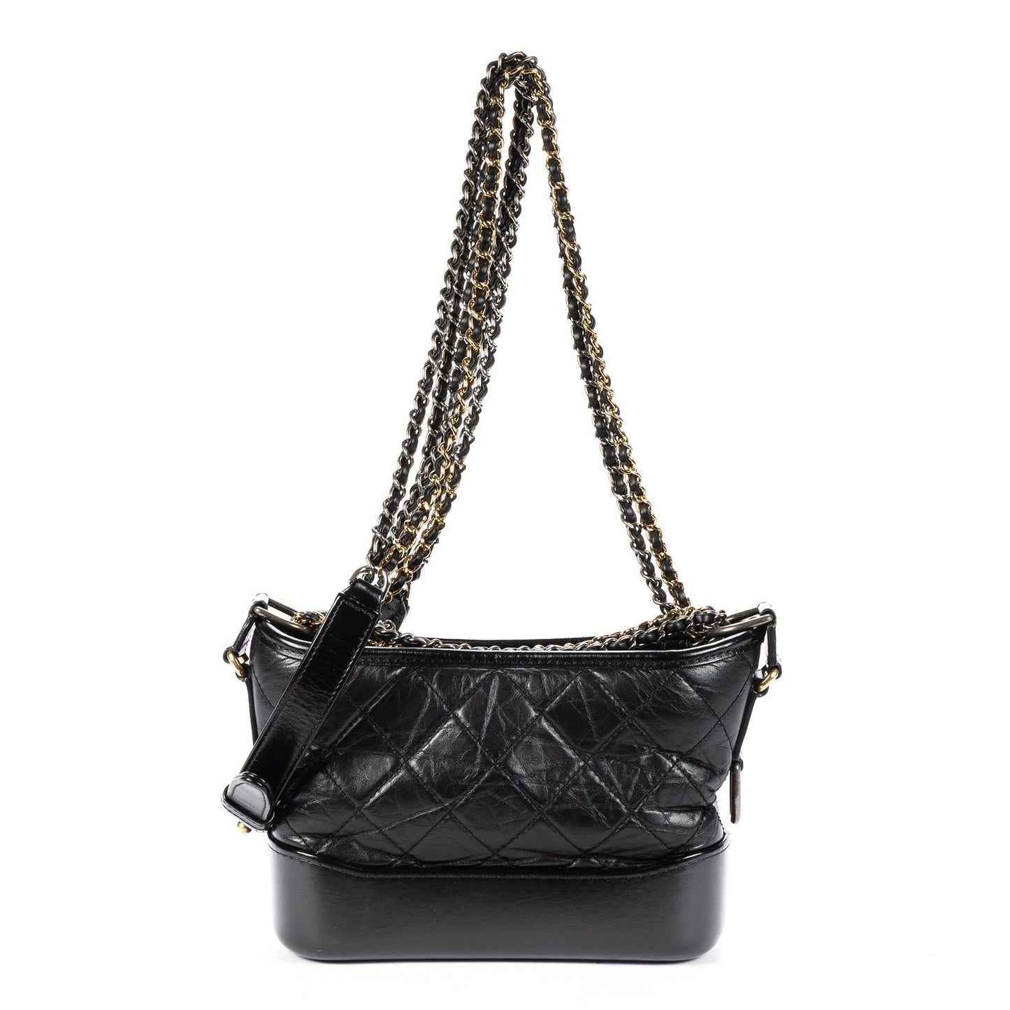 Chanel Gabrielle Hobo Black Quilted Lambskin Leather — view 5