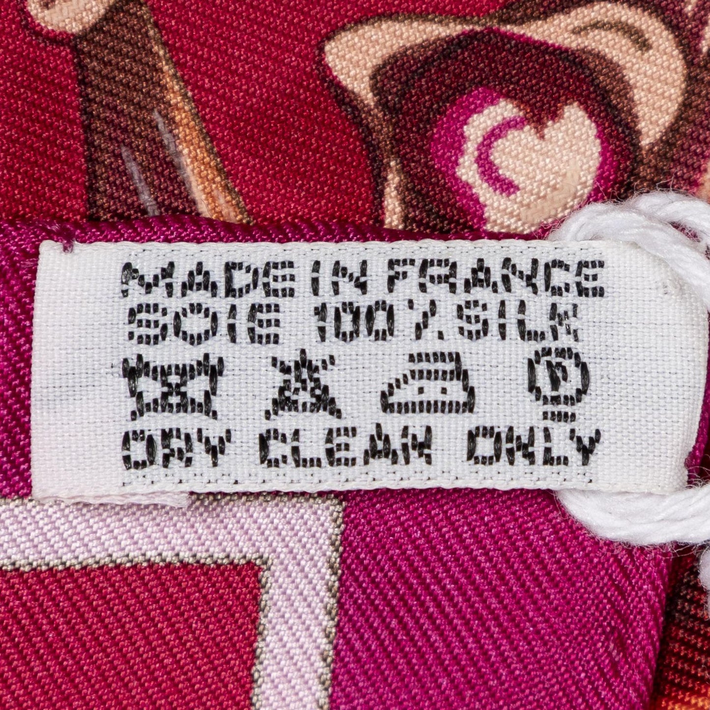 Hermes Scarf Red Green 100% Twillsilk — view 5