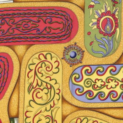 Hermes Scarf Red White 100% Twillsilk — view 3