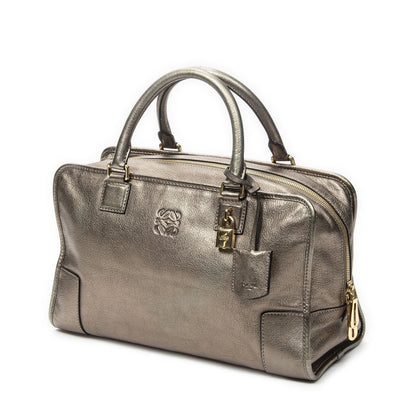 Loewe Amazona Blanc Leather Handbag — view 2