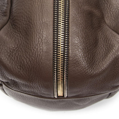 Prada Side Zip Tote Brown — view 7