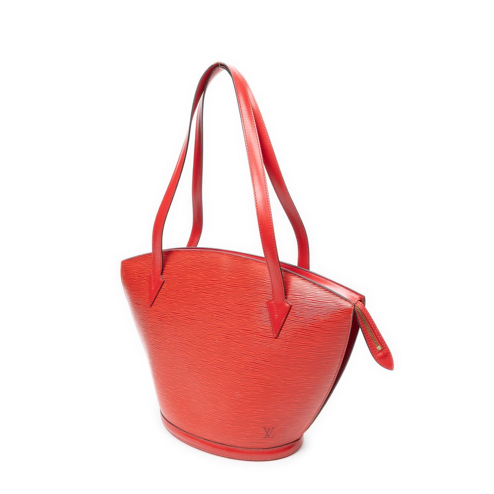 Louis Vuitton Saint Jacques Shopping Red Epi Shoulder — view 2