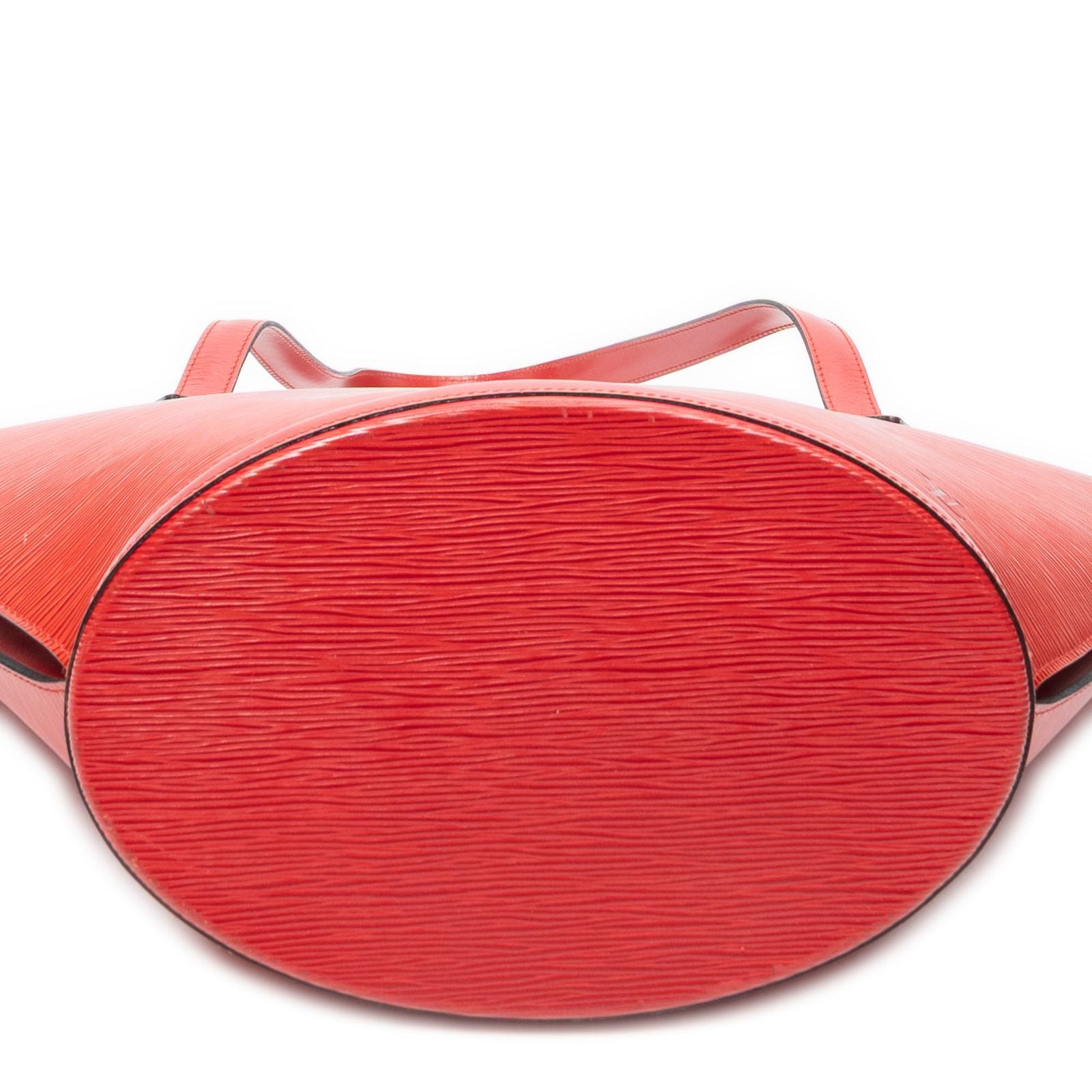 Louis Vuitton Saint Jacques Shopping Red Epi Shoulder — view 6
