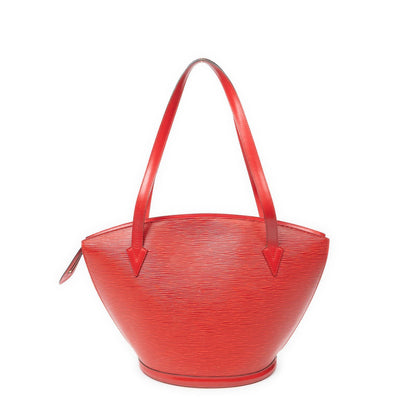 Louis Vuitton Saint Jacques Shopping Red Epi Shoulder — view 5