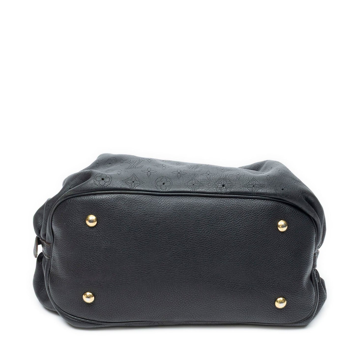 Louis Vuitton XL Black Mahinaleather Shoulder — view 6