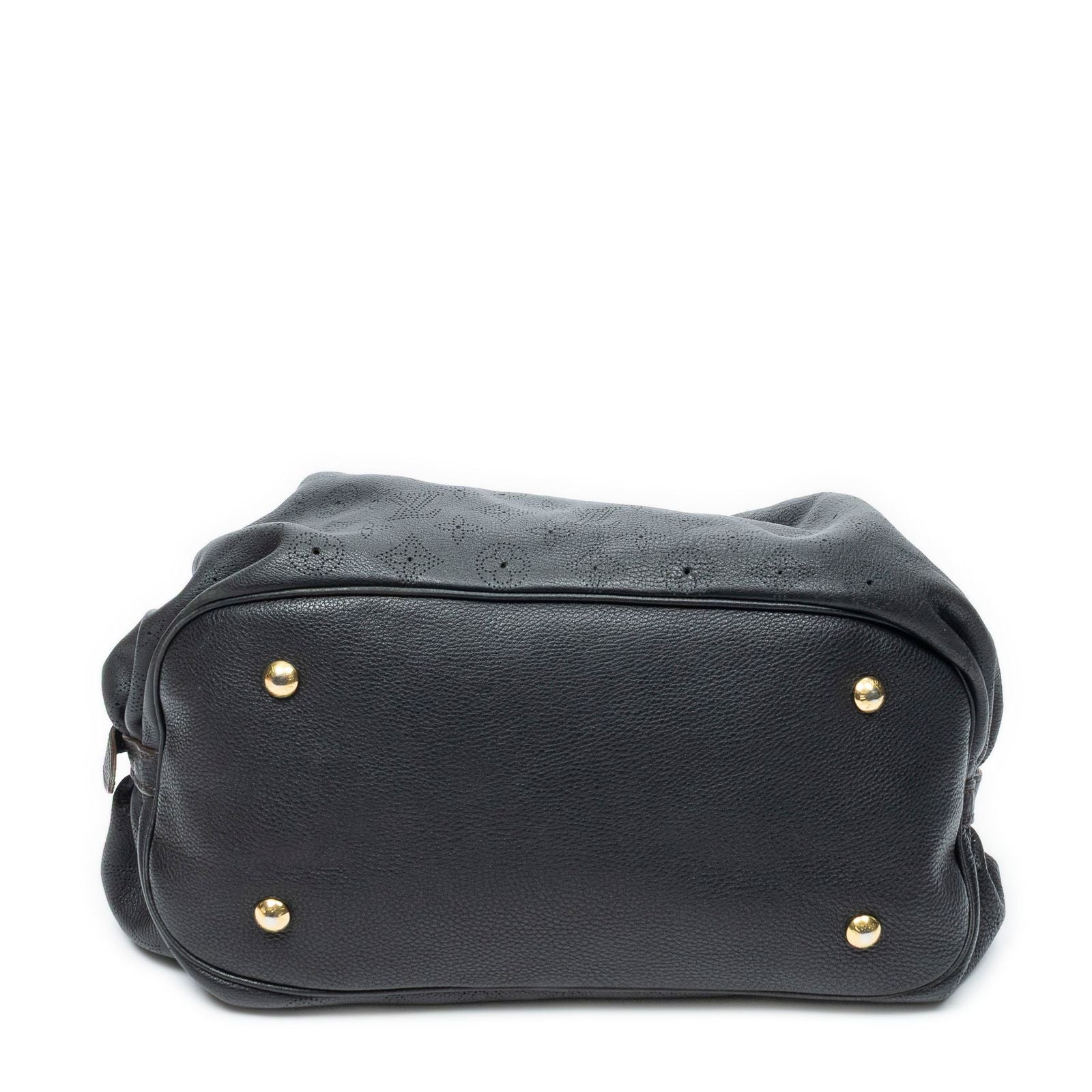 Louis Vuitton XL Black Mahinaleather Shoulder — view 6