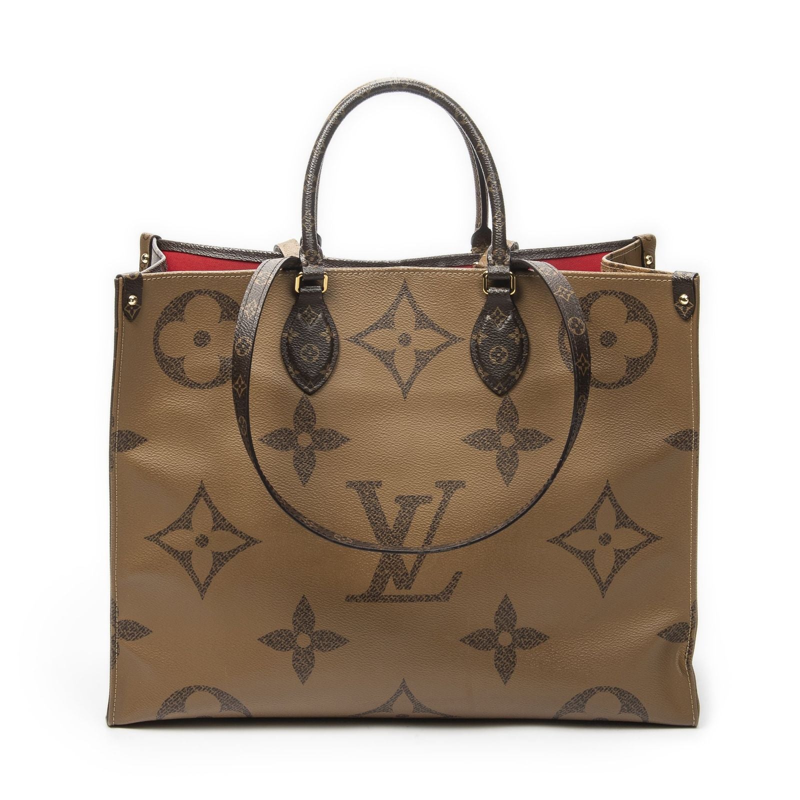 Louis Vuitton On The Go Brown Monogram Giant Reversea Tote — view 5