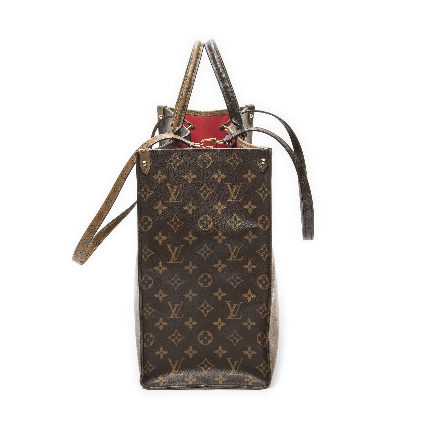 Louis Vuitton On The Go Brown Monogram Giant Reversea Tote — view 3