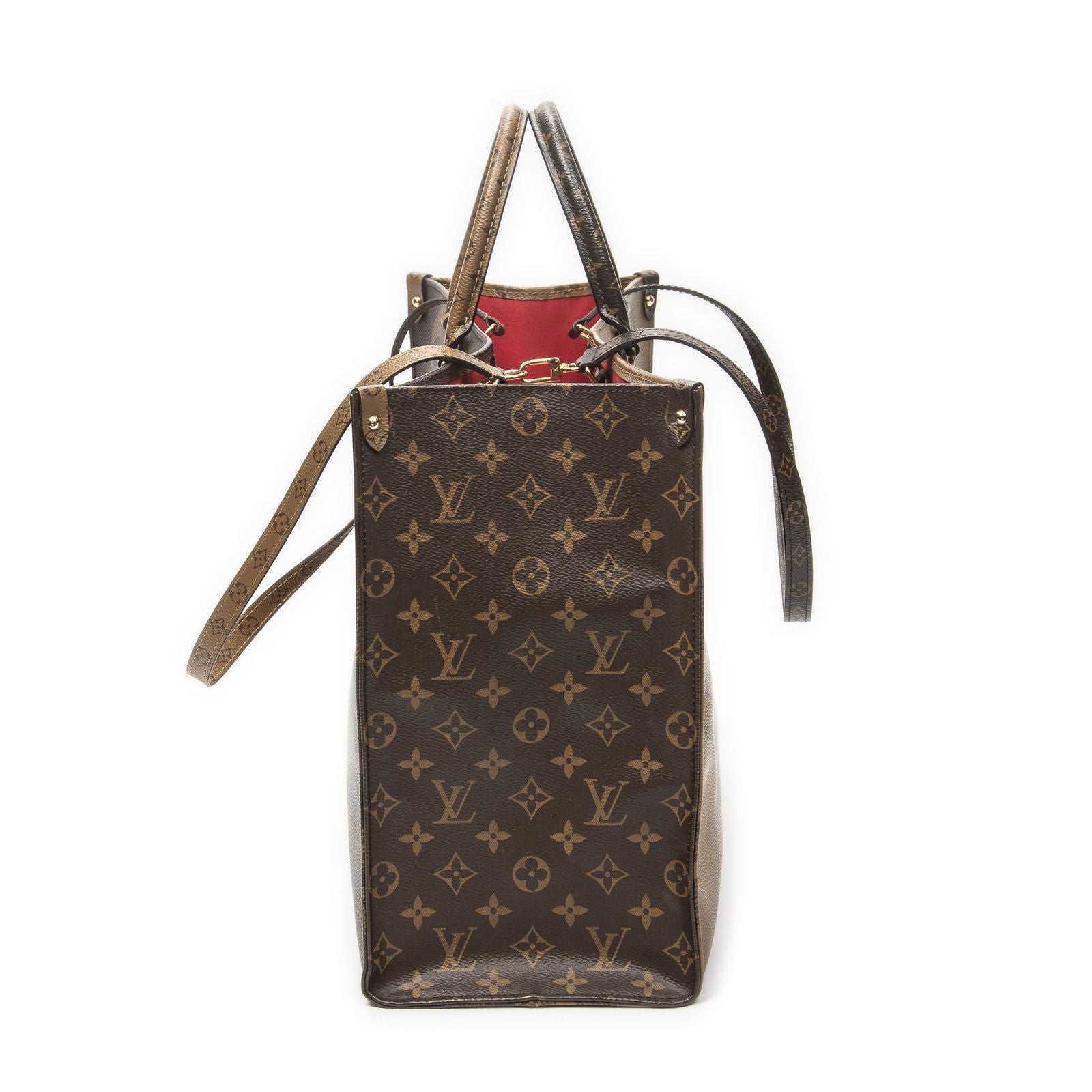 Louis Vuitton On The Go Brown Monogram Giant Reversea Tote — view 3