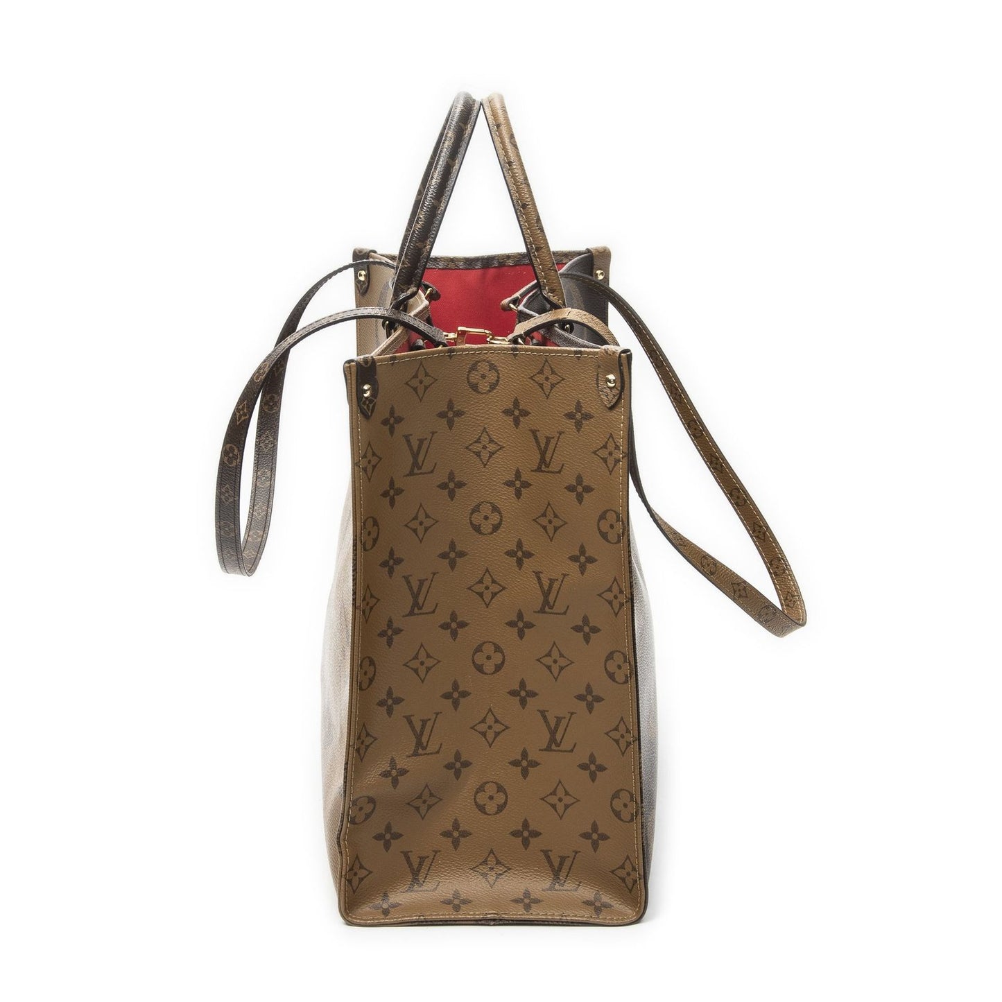 Louis Vuitton On The Go Brown Monogram Giant Reversea Tote — view 4
