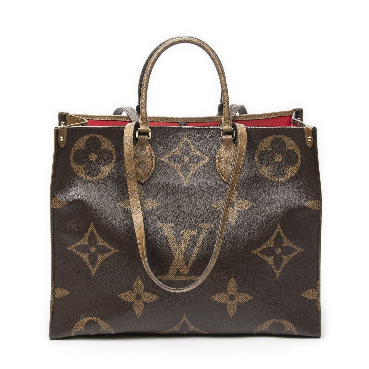 Louis Vuitton On The Go Brown Monogram Giant Reversea Tote