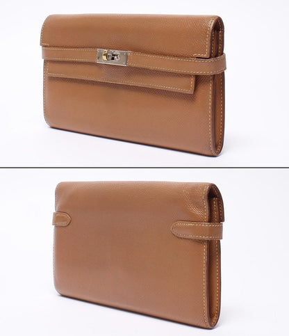 Hermes Wallet Silver Veau Epsom Kelly — view 3