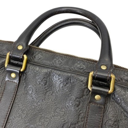 Gucci Business Briefcase Guccissima Leather Dark Brown Lightweight Capacity — view 6