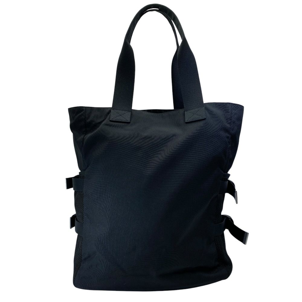 Celine Logo Print Tote Multi Pocket Nylon Black Lightweight Capacity Crossbody — view 2