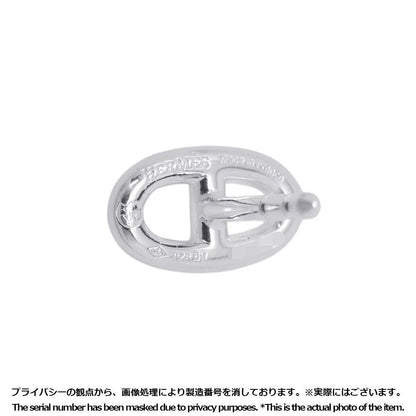 Hermes Earrings Farandole Chaine D'Ancre Motif TPM Silver Stud — view 5