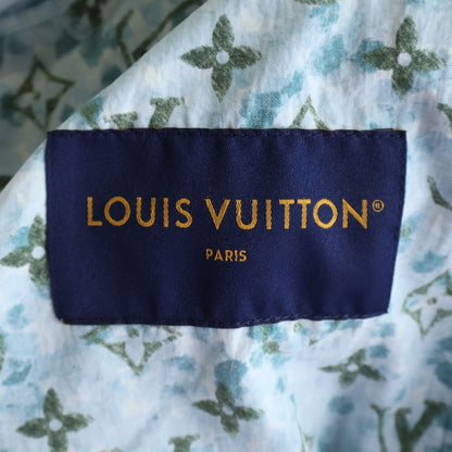 Louis Vuitton Monogram Printed Nylon Windbreaker Blue Jacket — view 6