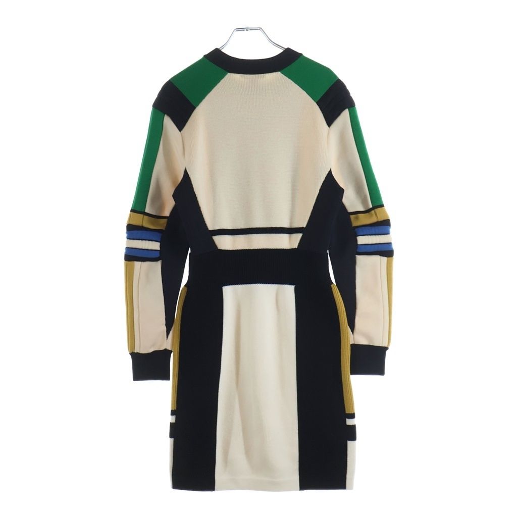 Louis Vuitton Leather Patch Knit Dress Rze Multi — view 2