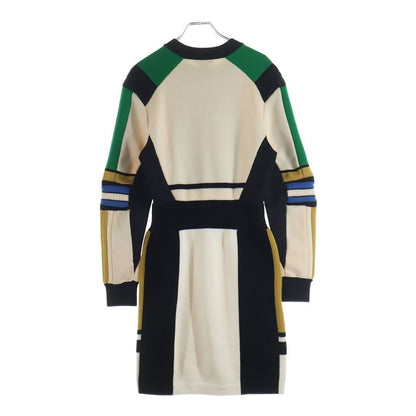 Louis Vuitton Leather Patch Knit Dress Rze Multi — view 2