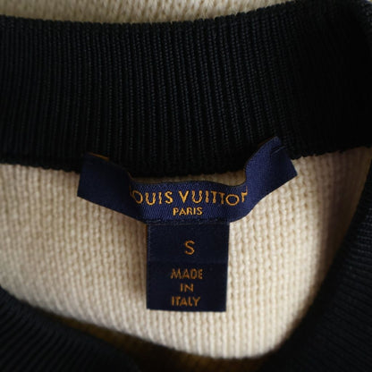 Louis Vuitton Leather Patch Knit Dress Rze Multi — view 6